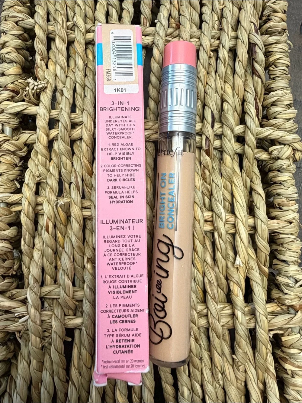 Benefit Boi-ing Bright On Concealer Ginger 1K01 5mL NIB